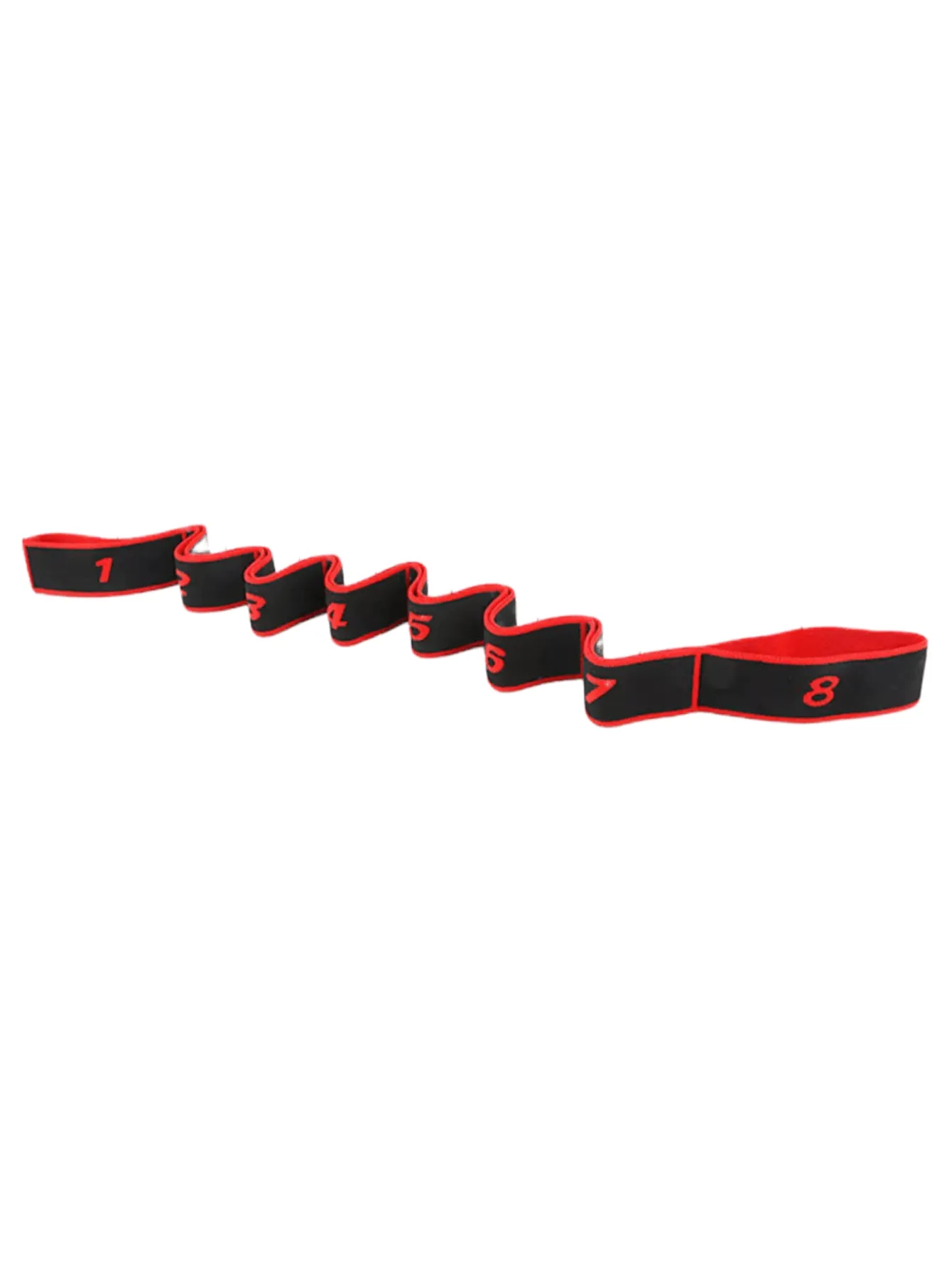 Yoga Stretching Strap With Numbered Sections For Dance Shaping Body Elastic Rope