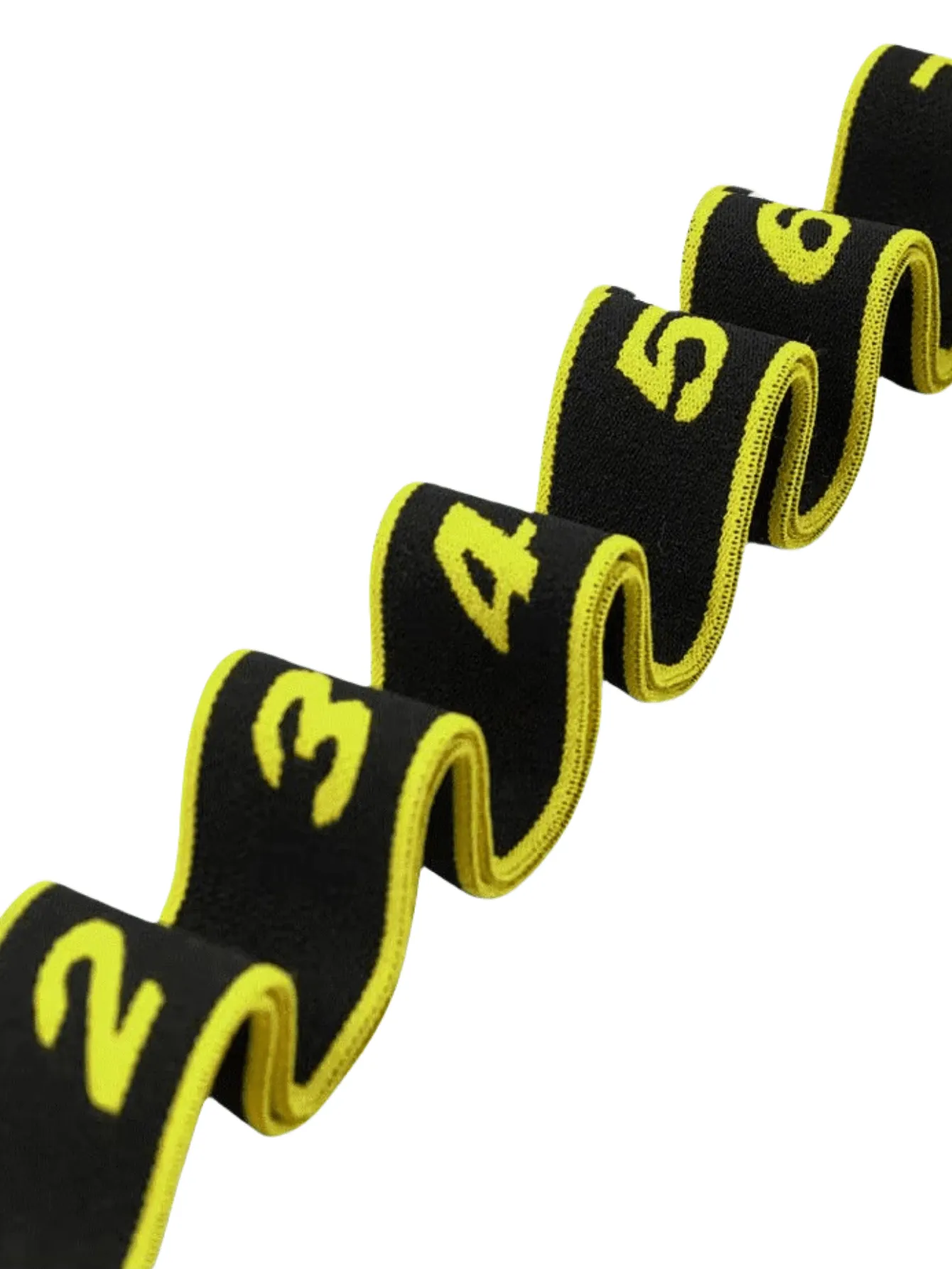 Yoga Stretching Strap With Numbered Sections For Dance Shaping Body Elastic Rope