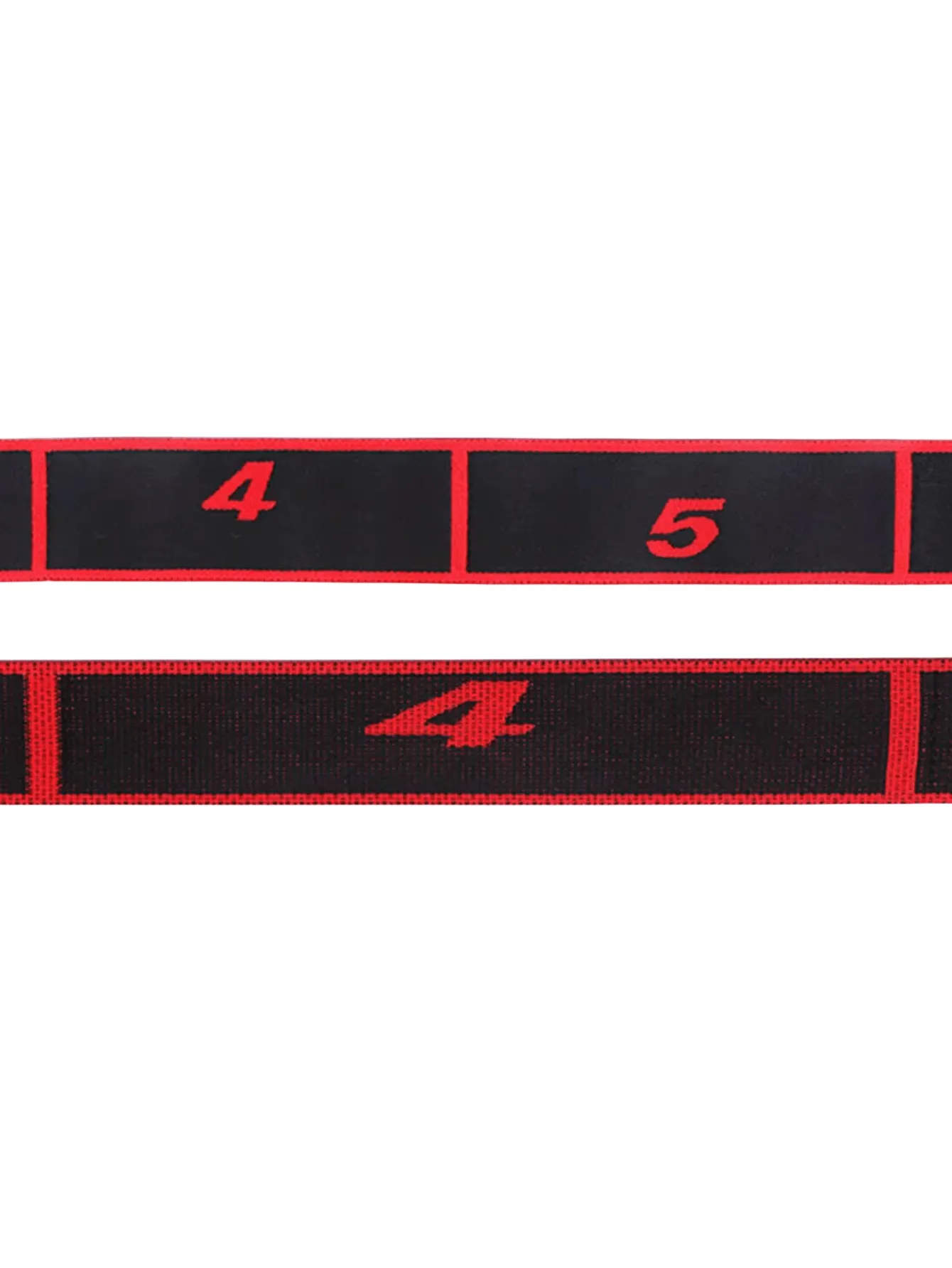 Yoga Stretching Strap With Numbered Sections For Dance Shaping Body Elastic Rope