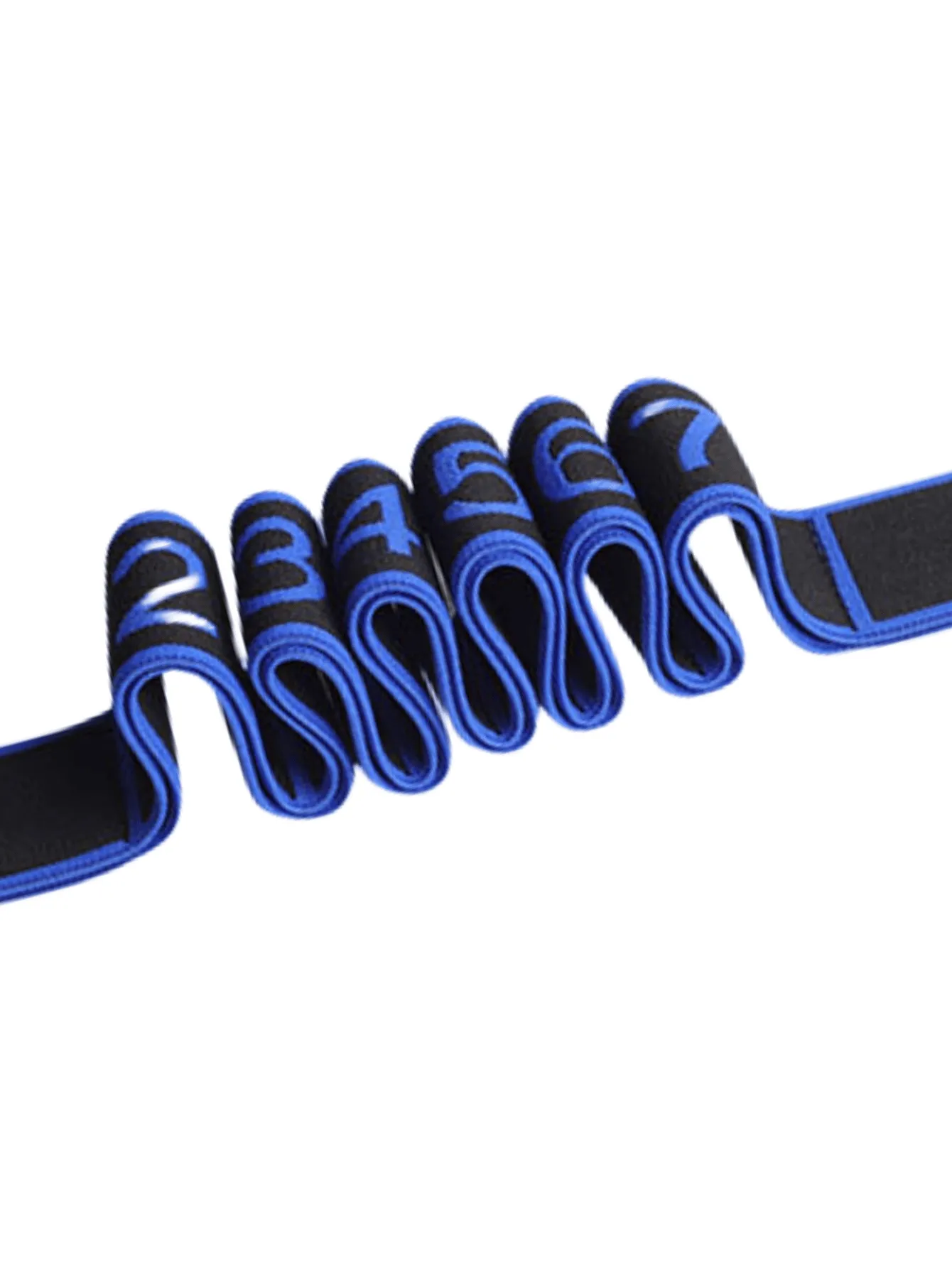 Yoga Stretching Strap With Numbered Sections For Dance Shaping Body Elastic Rope