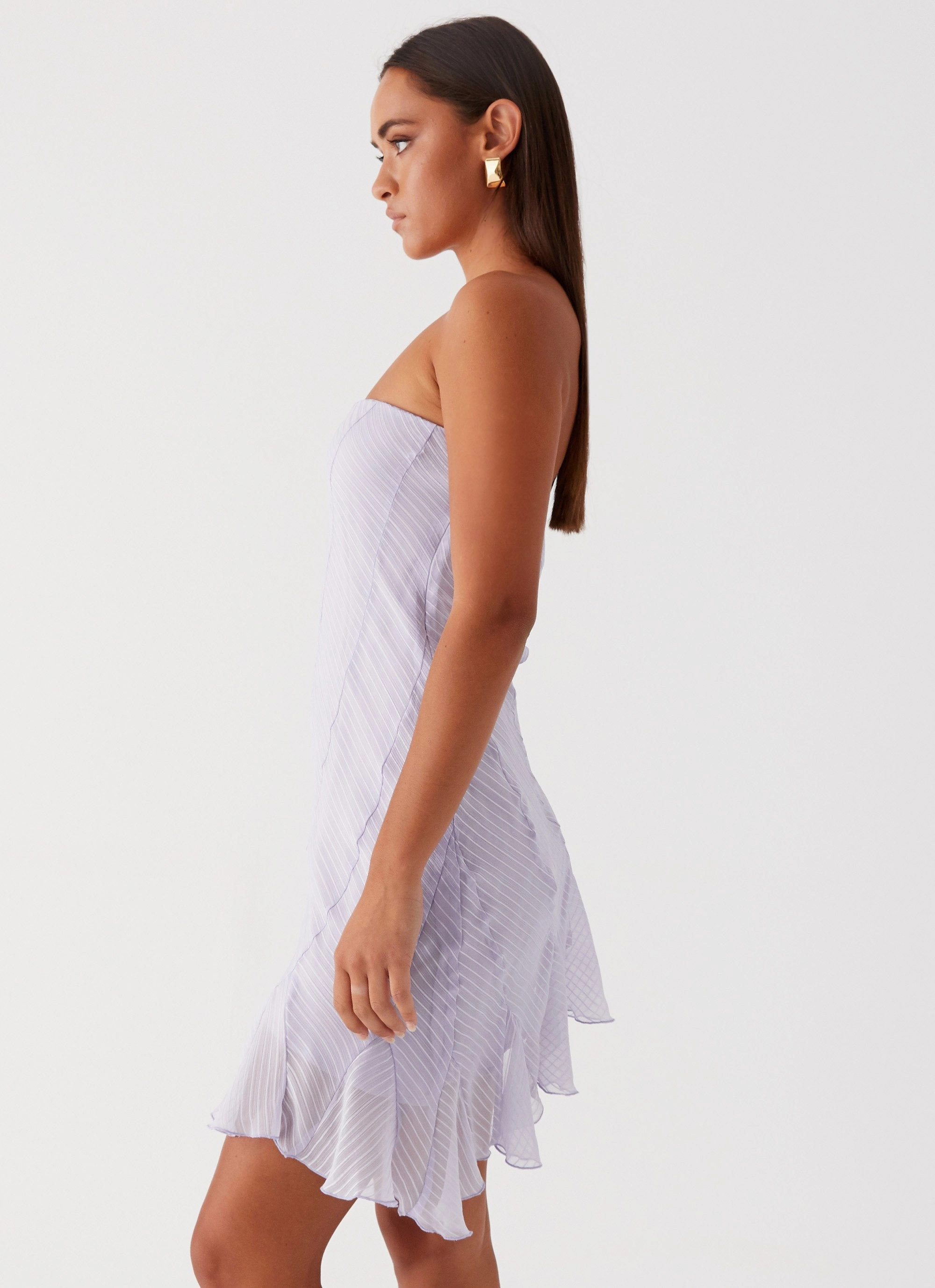 Versatile Look Yolanda Mini Dress - Lavender