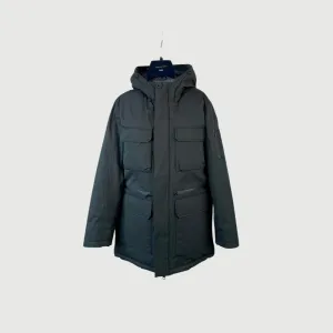 Yves Salomon Mens Bachette Coat - Noir