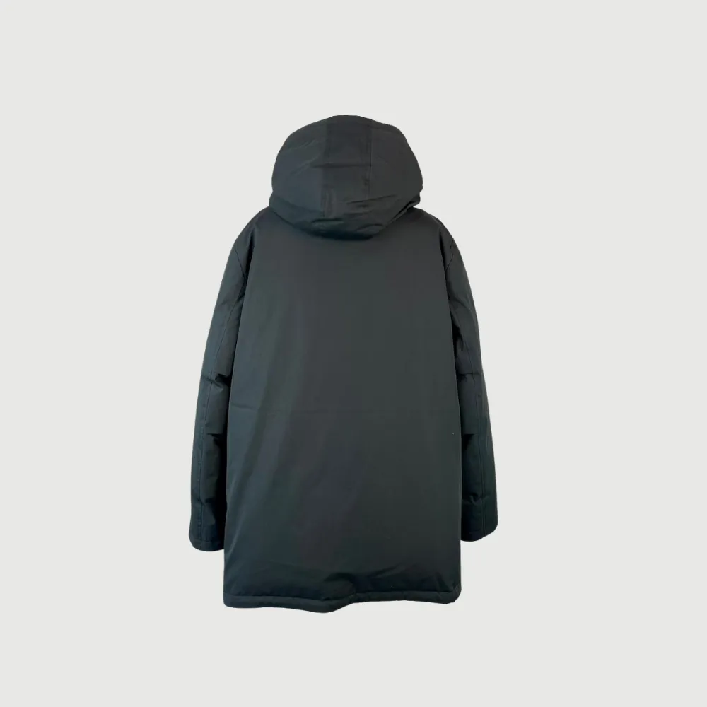 Yves Salomon Mens Bachette Coat - Noir
