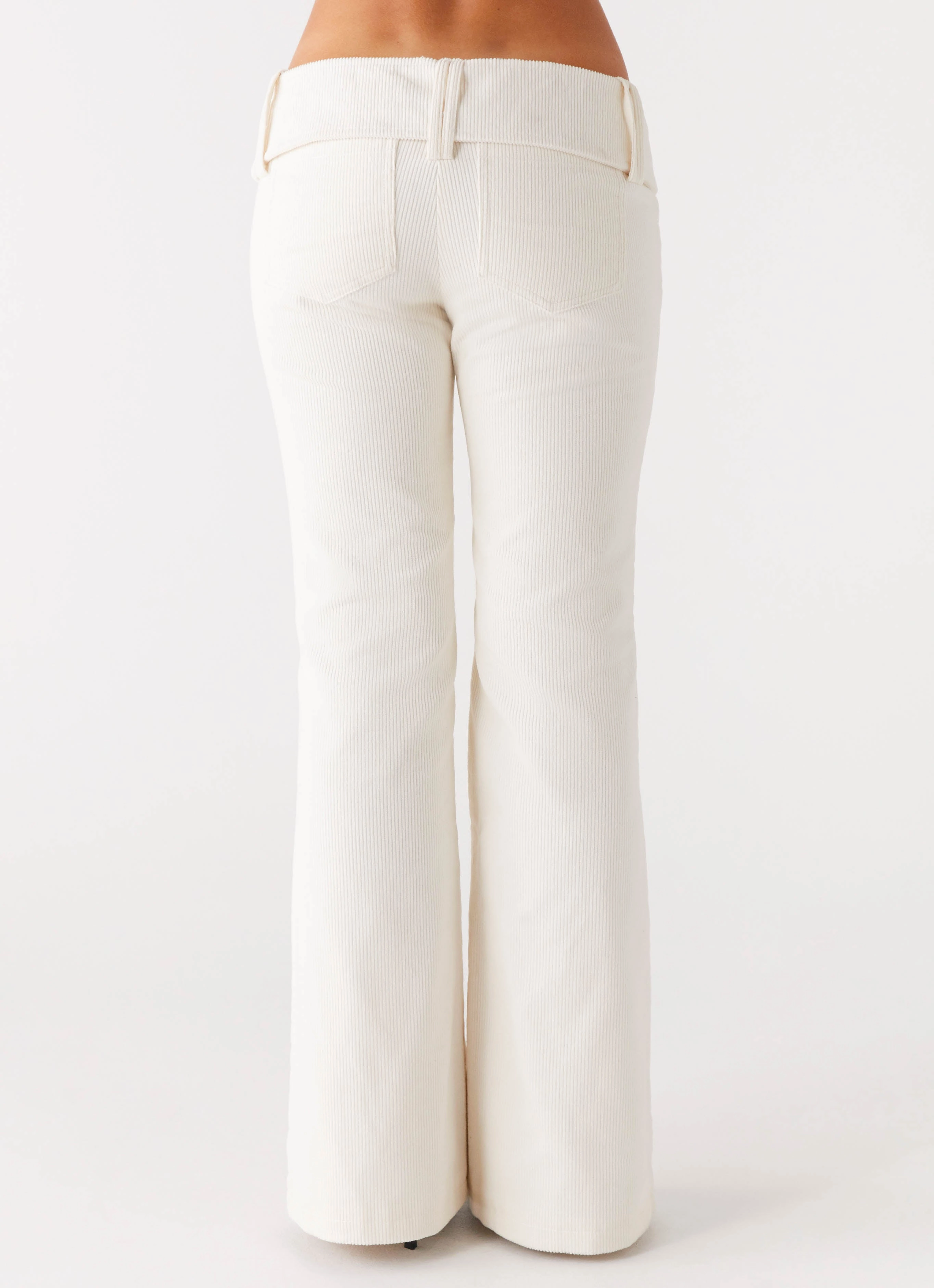 Lifestyle Ready Classic Comfort Zadie Low Rise Cord Jeans - Pearl