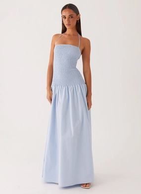 Zahra Maxi Dress - Blue Clear Blush Perfect Fit