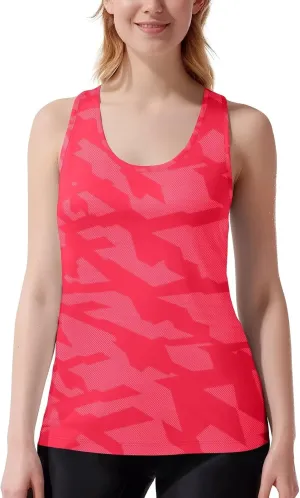 Zengjo Sleeveless Athletic Tops for Women Moisture Wicking Running Workout Tanks