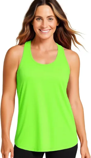 Zengjo Women's Workout Tanks Moisture Wicking