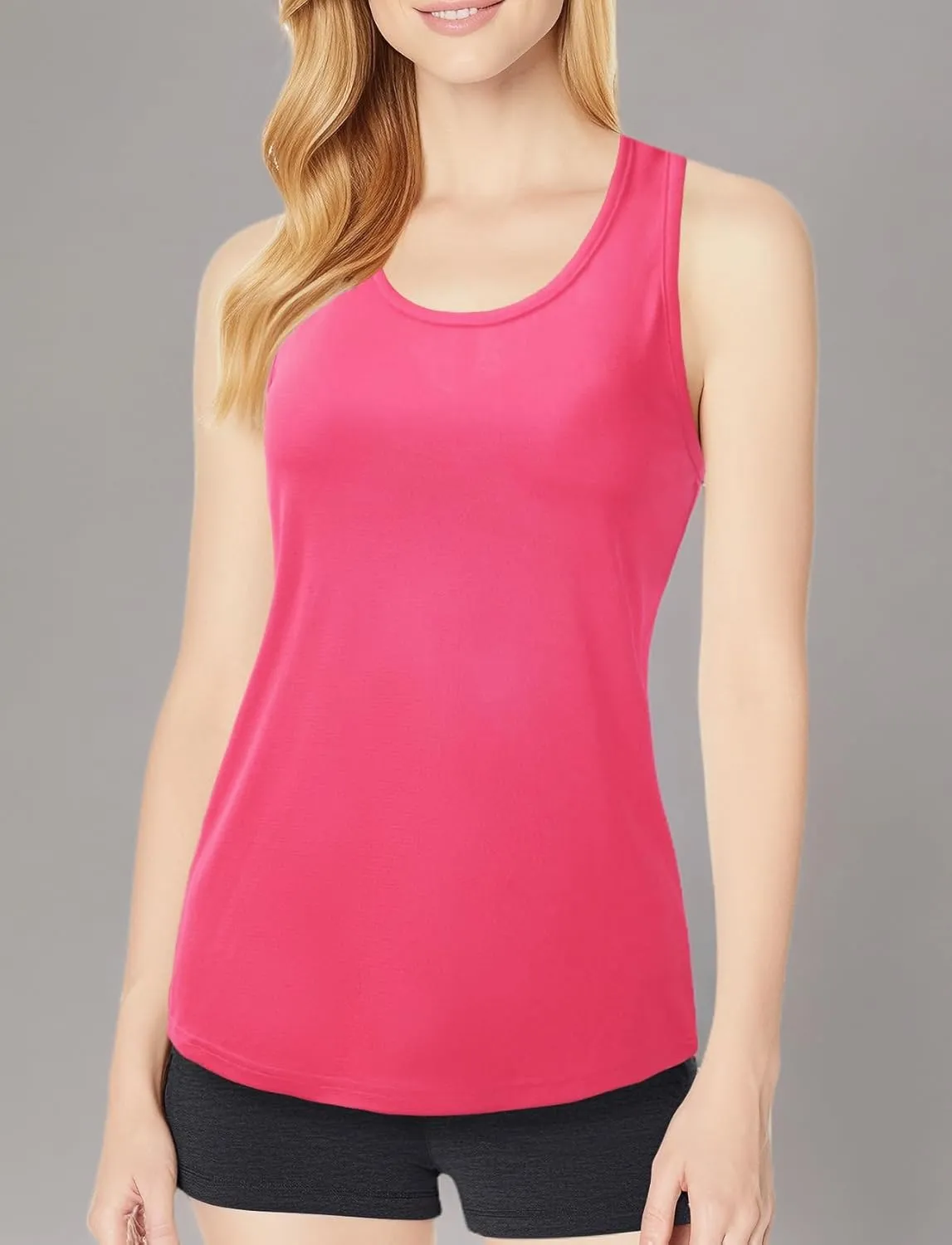 Zengjo Women's Workout Tanks Moisture Wicking