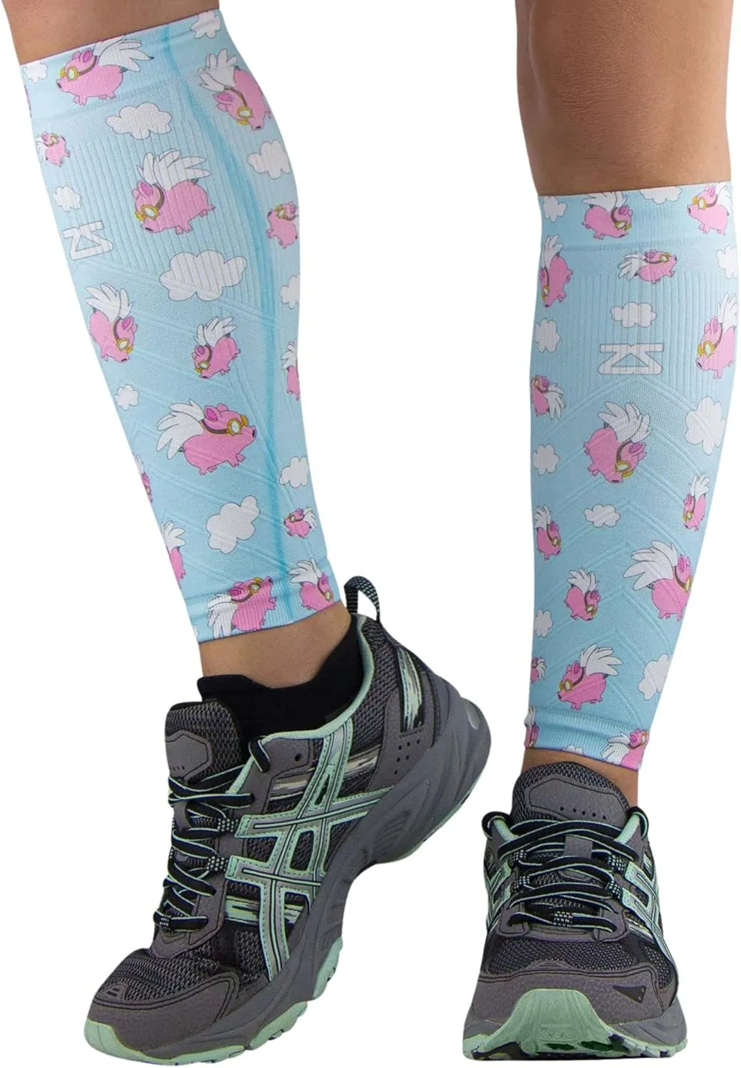 Zensah Running Leg Compression Sleeves - Shin Splint, Calf Compression Sleeve Men and Women