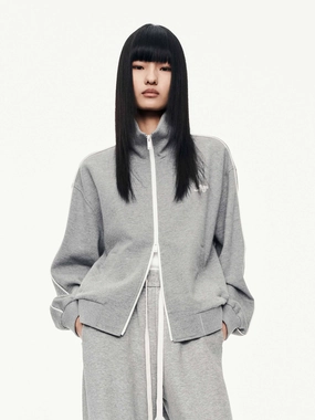 Zipper Sport Jacket Secure Chest Pocket