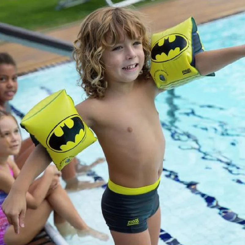 Zoggs Arm Band DC Super Heroes Batman <25kg Z382400- Black/Yellow