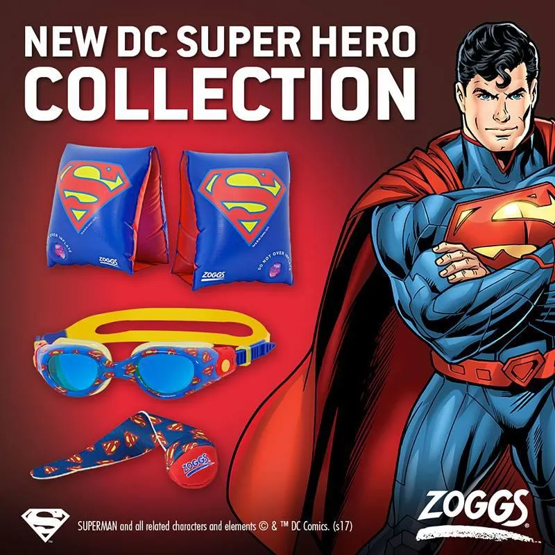 Zoggs Arm Band DC Super Heroes Superman <25kg Z382401- Blue/Yellow